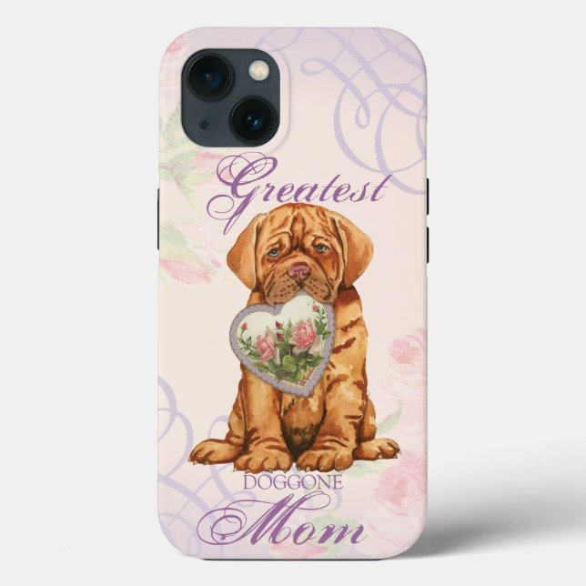 Funda De Case-Mate Para iPhone Dogue Heart Mom (Reverso )