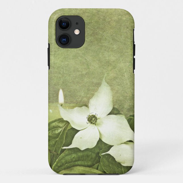 Funda De Case-Mate Para iPhone Dogwood con velas (Reverso)