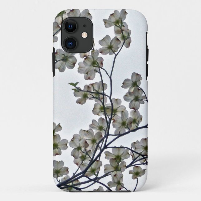 Funda De Case-Mate Para iPhone Dogwood florida blanca (Reverso)