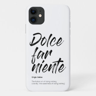 Funda Para iPhone 11 Dolce far niente - Tapa del teléfono (blanco)