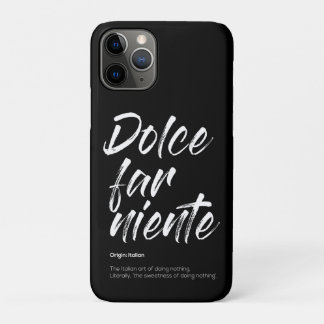 Funda Para iPhone 11 Pro Dolce far niente - Tapa del teléfono (negro)