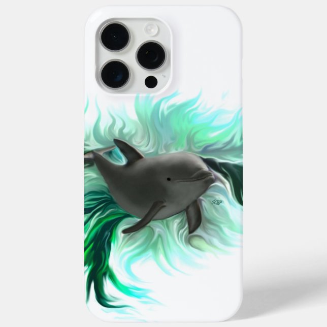 Funda De Case-Mate Para iPhone Dolphin Baby (Reverso )