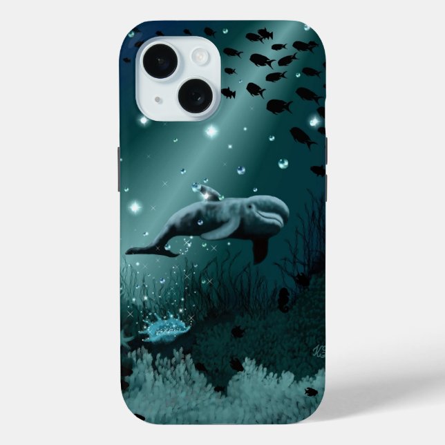 Funda De Case-Mate Para iPhone Dolphin Dream (Reverso )
