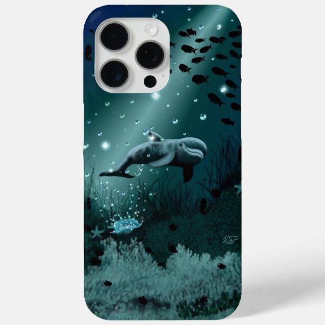 Funda De Case-Mate Para iPhone Dolphin Dream (Reverso )