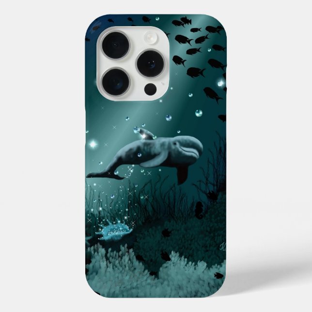 Funda De Case-Mate Para iPhone Dolphin Dream (Reverso )
