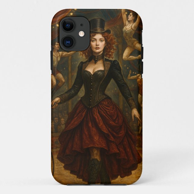 Funda De Case-Mate Para iPhone Domador de circo (Reverso)