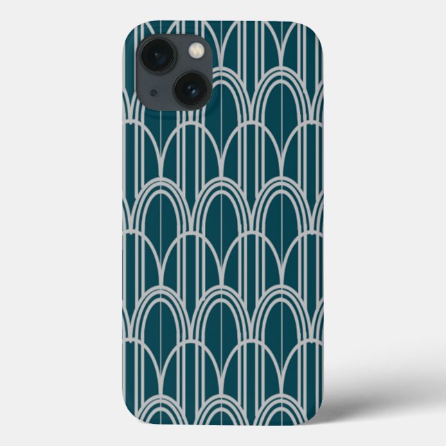 Funda De Case-Mate Para iPhone Dómes Art Déco  (Reverso)