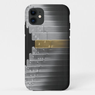 Funda Para iPhone 11 Dominós del oro y de la plata