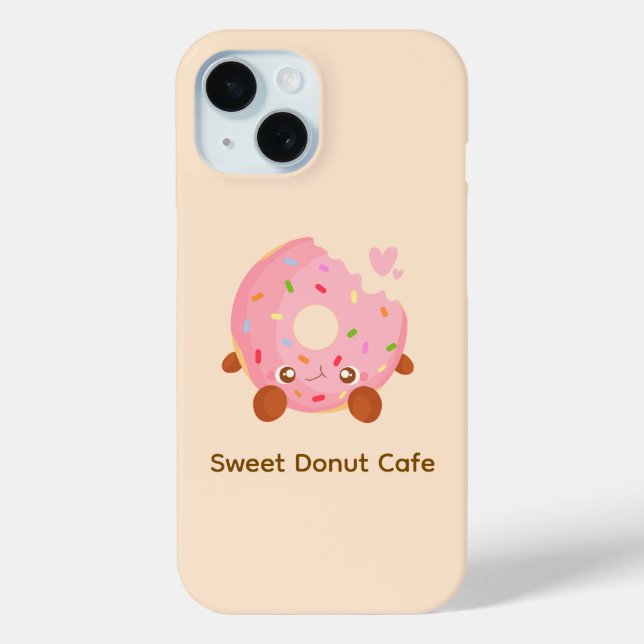 Funda De Case-Mate Para iPhone Dona alegre con sprinkles (Reverso )