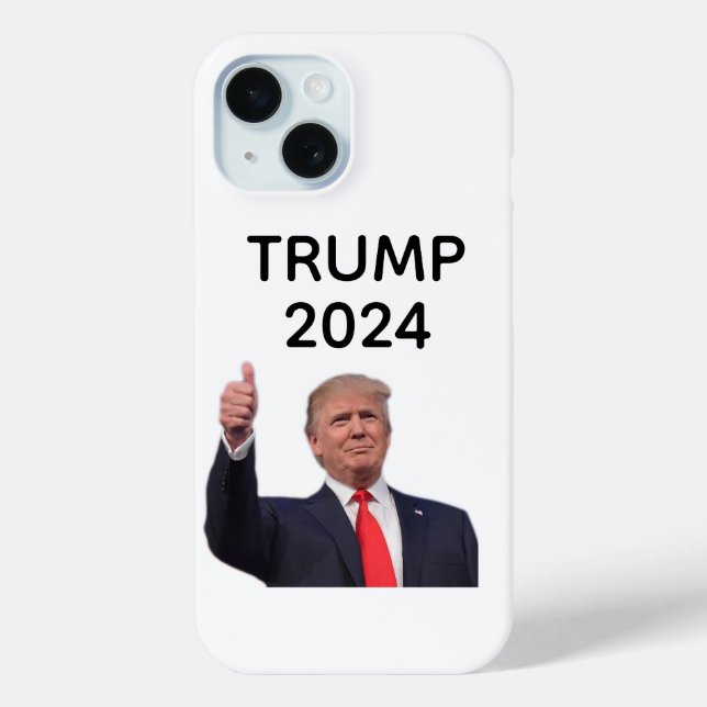 Funda De Case-Mate Para iPhone Donald Trump 2024 (Reverso )