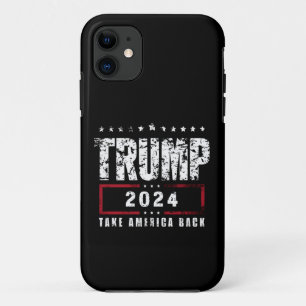 Funda Para iPhone 11 Donald Trump 2024 retrotrae a Estados Unidos a las