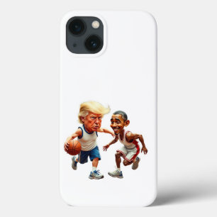 Funda Para iPhone 13 Donald Trump Barack Obama