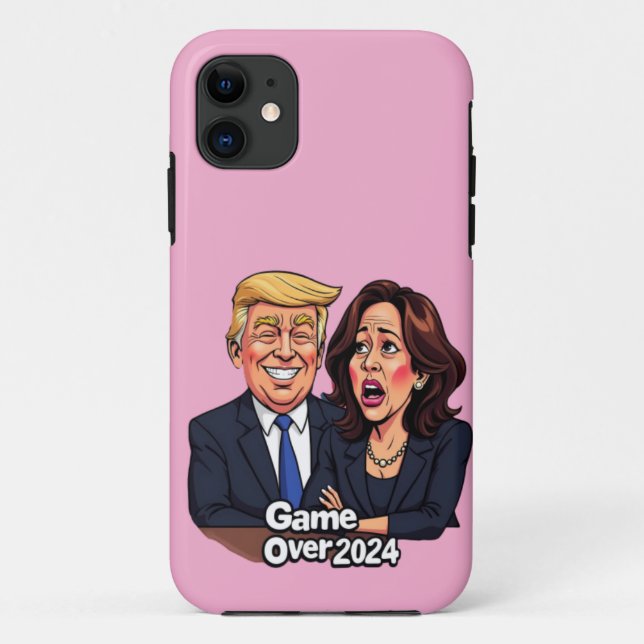 Funda De Case-Mate Para iPhone Donald Trump Kamala harris (Reverso)