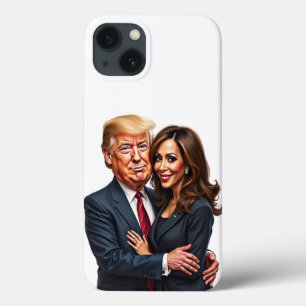 Funda Para iPhone 13 Donald Trump Kamala harris