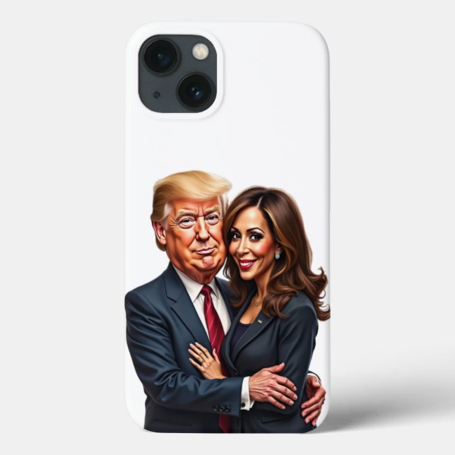 Funda De Case-Mate Para iPhone Donald Trump Kamala harris (Reverso)