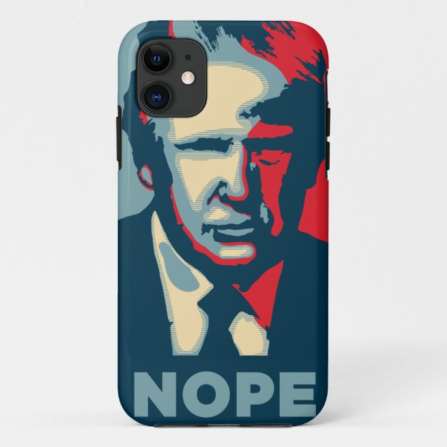 Funda De Case-Mate Para iPhone donald trump nope (Reverso)