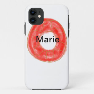 Funda Para iPhone 11 Donas coloridas simples agregar nombre personaliza