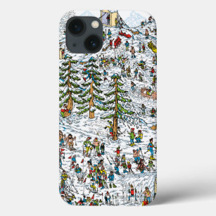 Funda Para iPhone 13 Donde está el esquí de Waldo se inclina