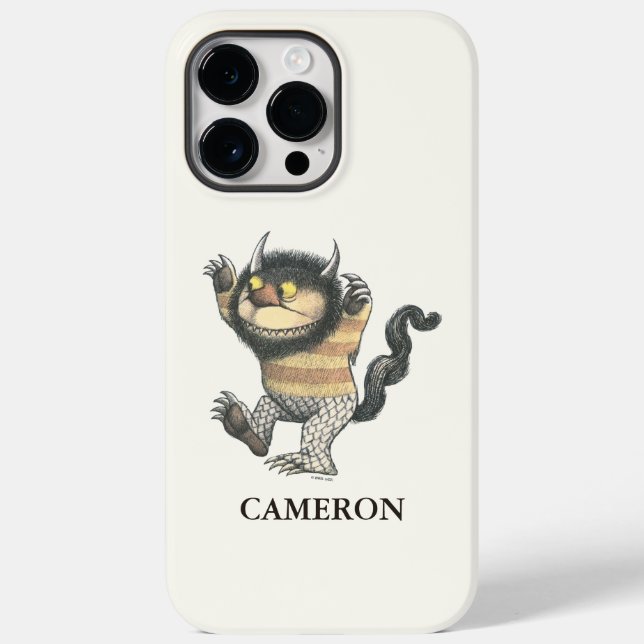 Funda De Case-Mate Para iPhone Donde están las cosas salvajes | Cosa salvaje | Añ (Reverso )