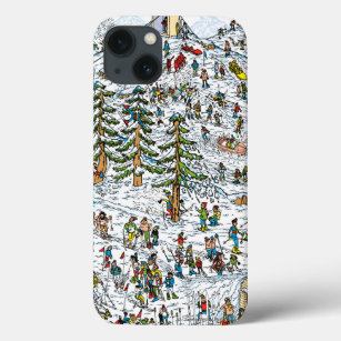 Funda Para iPhone 13 ¿Dónde están las pistas de esquí de Waldo?