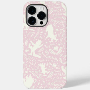 Funda Para iPhone 14 Pro Max De Case-Mate Donde las cosas salvajes son patrones florales ros