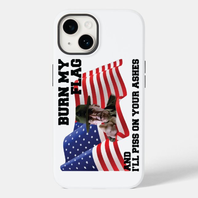 Funda De Case-Mate Para iPhone Don't burn my flag (Reverso )