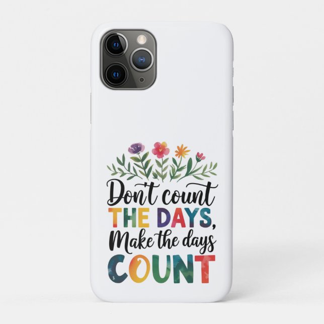 Funda De Case-Mate Para iPhone Don't count the days, make the days count (Reverso)
