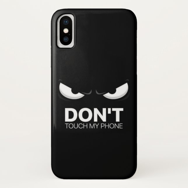 FUNDA DE Case-Mate PARA iPhone DON'T TOUCH MY PHONE (Reverso)