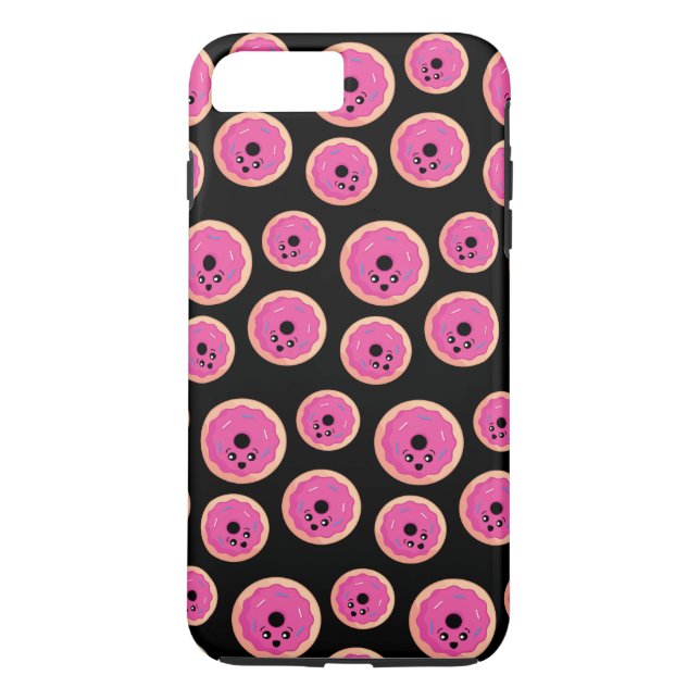 Funda De Case-Mate Para iPhone Donut Face Kawaii Food Art (Reverso)