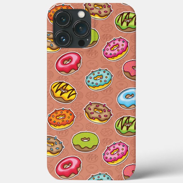 Funda De Case-Mate Para iPhone Dónuts (Reverso )