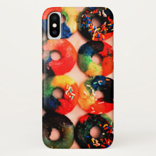Funda Para iPhone X Donuts de arcoiris