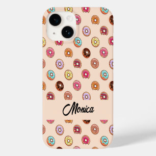 Funda Para iPhone 14 De Case-Mate Donuts decorativos cortos en rosa