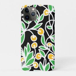 Funda Para iPhone 11 Pro Doodle amarillo y verde