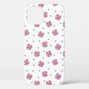 Funda Para iPhone 12 Doodle Daisies y Puntos