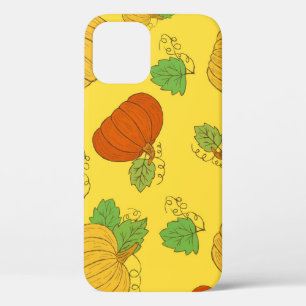 Funda Para iPhone 12 Doodle de calabaza: Mano sin soldadura