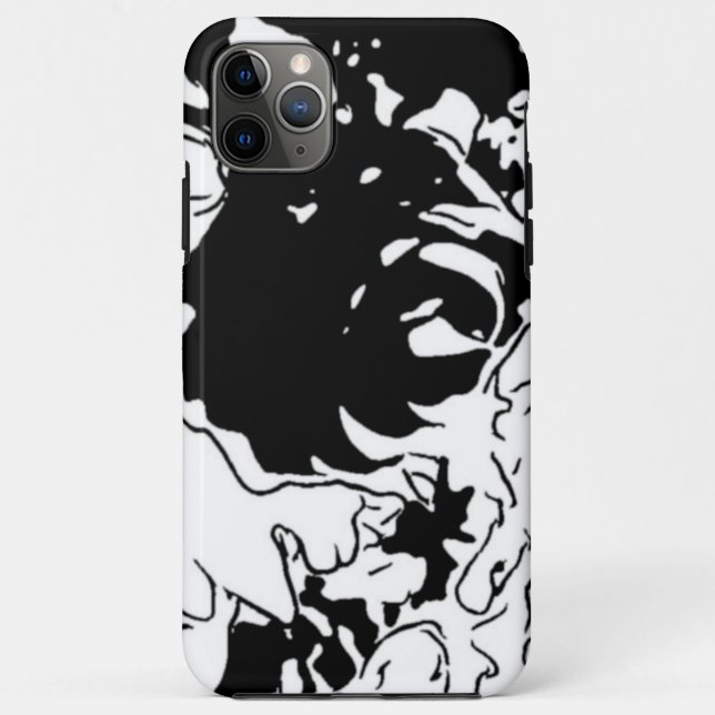 Funda De Case-Mate Para iPhone Doodle de Flor (Reverso)