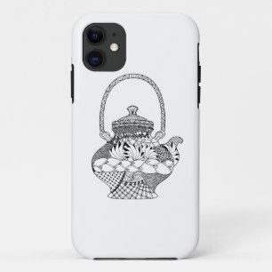 Funda Para iPhone 11 Doodle de la tetera