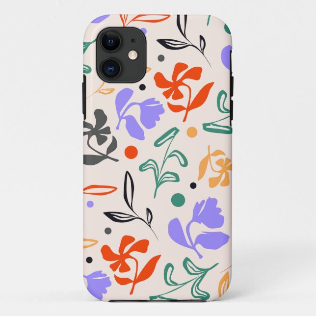 Funda De Case-Mate Para iPhone Doodle Garden (Reverso)