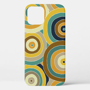 Funda Para iPhone 12 Doodle geométrico: fondo vibrante sin foco
