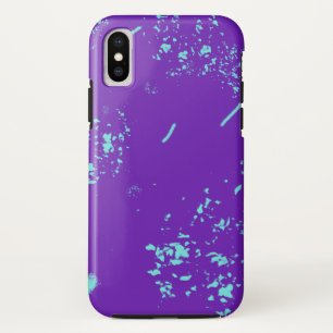 Funda Para iPhone X Doodles azul pálido