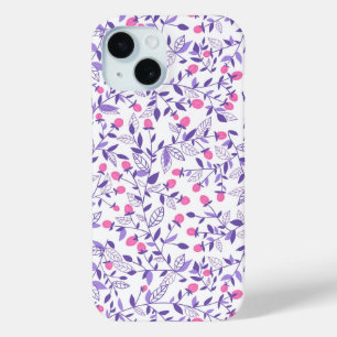 title_seo2 Doodles florales rosas y violetas