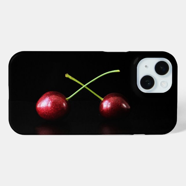 Funda De Case-Mate Para iPhone Dos cerezas iphcnm (Reverso (Horizontal) )