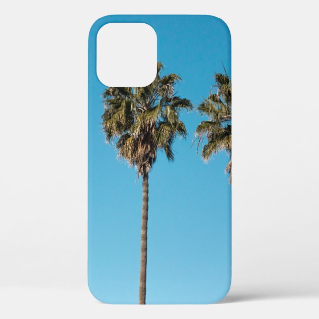 Funda De Case-Mate Para iPhone Dos cocoteros verdes (Reverso )