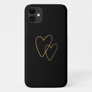Funda Para iPhone 11 Dos corazones