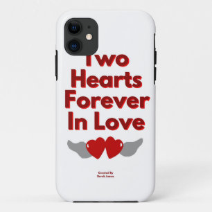 iPhone 11 Dos corazones para siempre enamorados Funda Apple