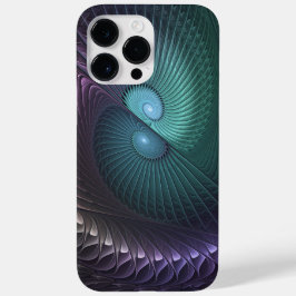 Funda Para iPhone 14 Pro Max De Case-Mate Dos espirales colorido y moderno abstracto arte fr