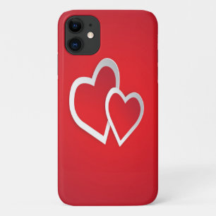Funda Para iPhone 11 Dos estuches para iPhone y iPad de Red Hearts