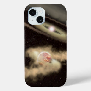 Funda Para iPhone 15 Dos Exoplanetas Gigantes De Gas Orbando A Una Estr