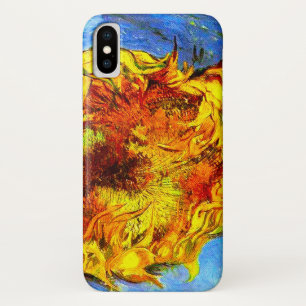 Funda Para iPhone X Dos girasoles cortados Van Gogh