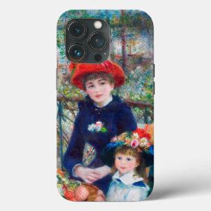 Funda Para iPhone 13 Pro Dos hermanas (en la terraza) Pierre Auguste Renoir